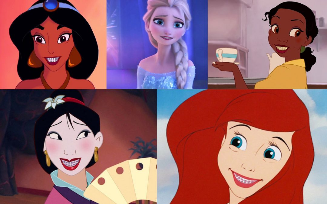 Et si les princesses Disney portaient un appareil dentaire ?